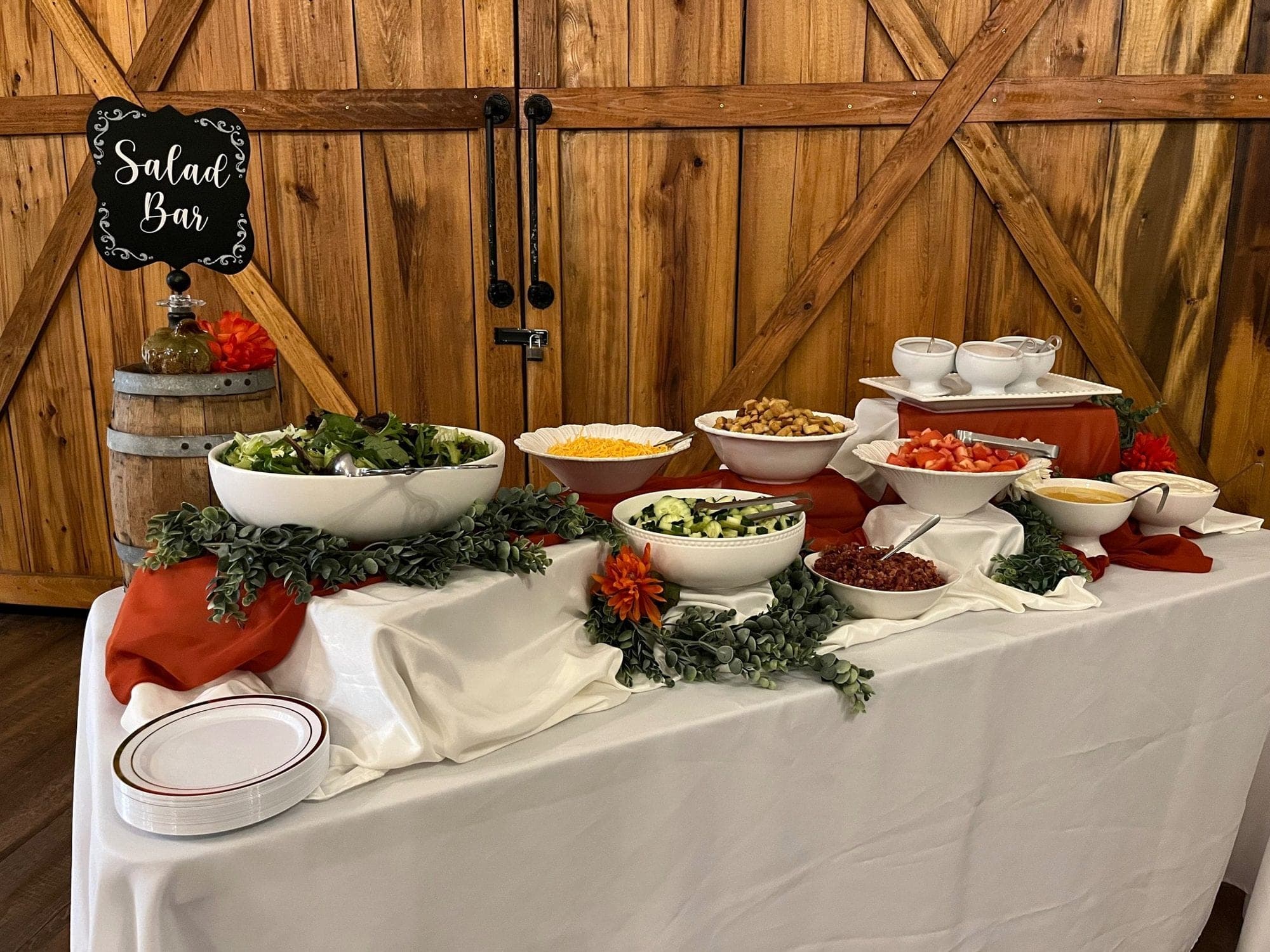 Garden-fresh salad bar